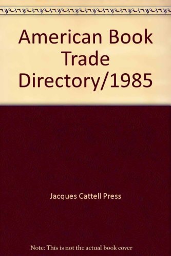American Book Trade Directory/1985
