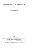 Esoteric Writings