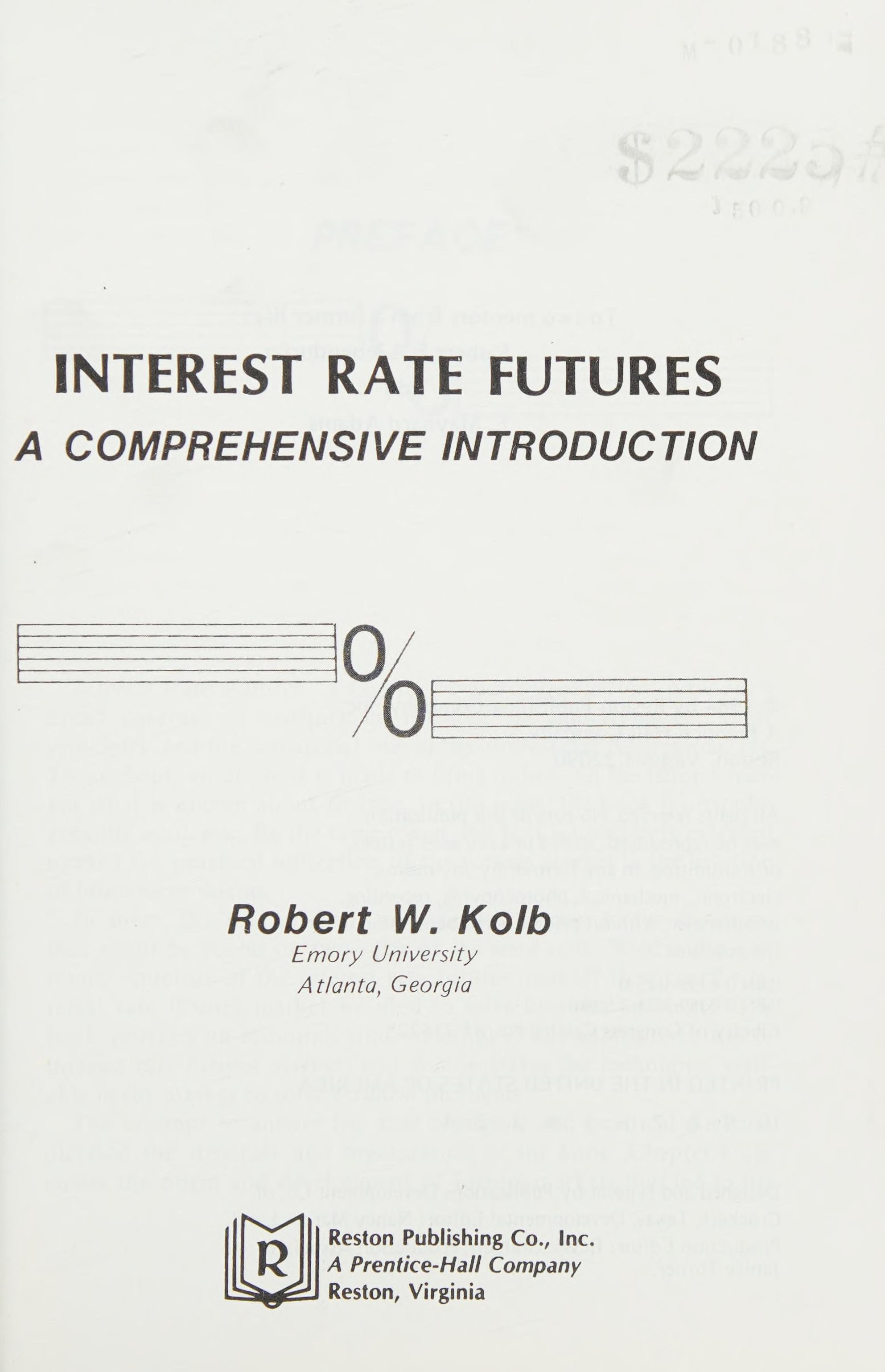 Interest Rate Futures