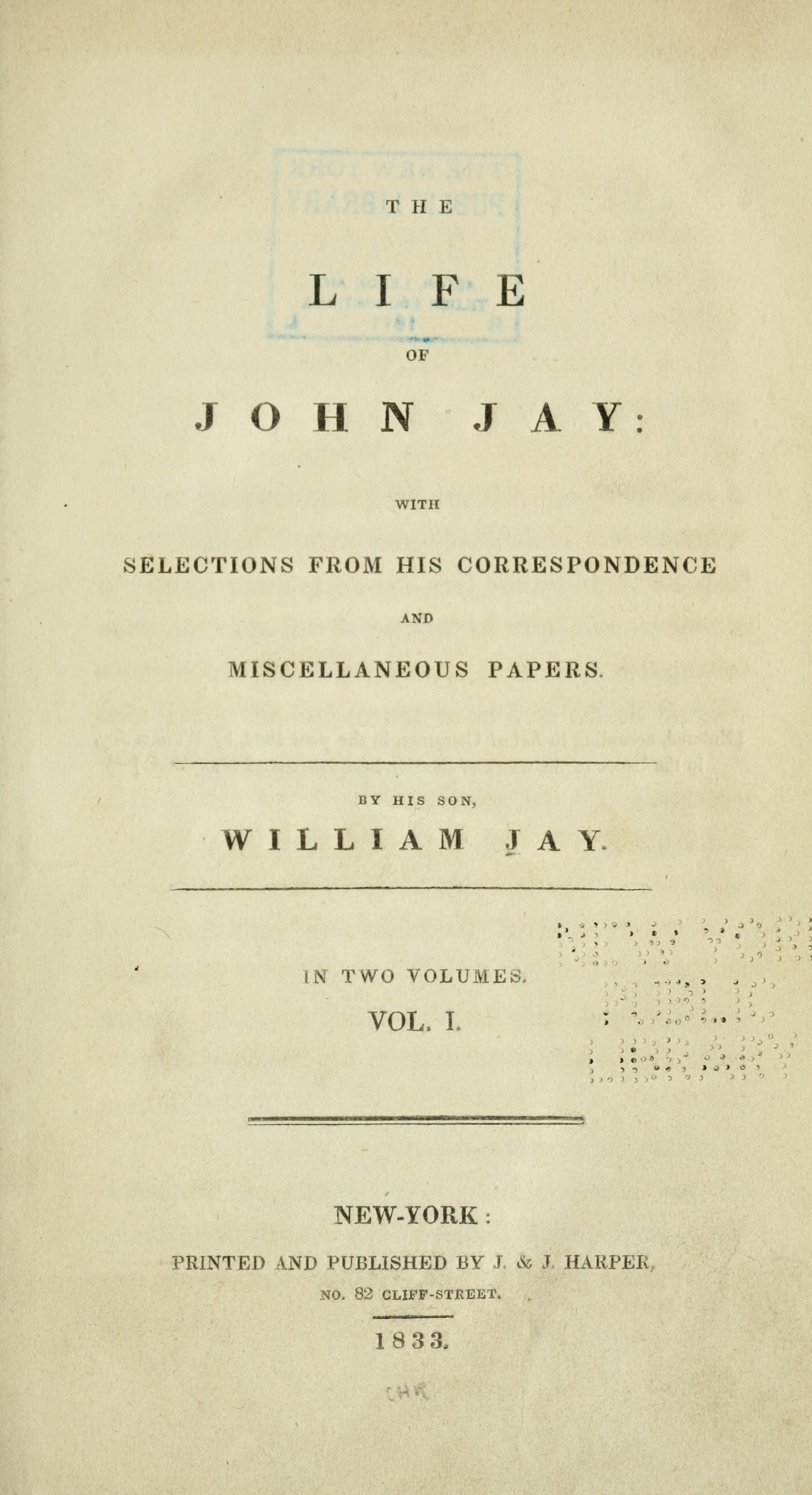 Life of John Jay