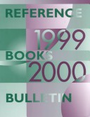 Reference Books Bulletin 1999 2000 Reference Books Bulletin