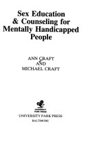 Sex Education and Counseling for Mentally Handicapped People