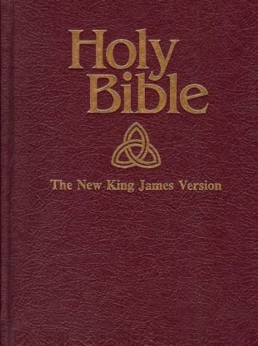 Holy Bible, New King James Version, Brown Aniline Gloss Pigskin
