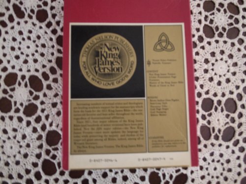 Holy Bible, New King James Version, Brown Aniline Gloss Pigskin