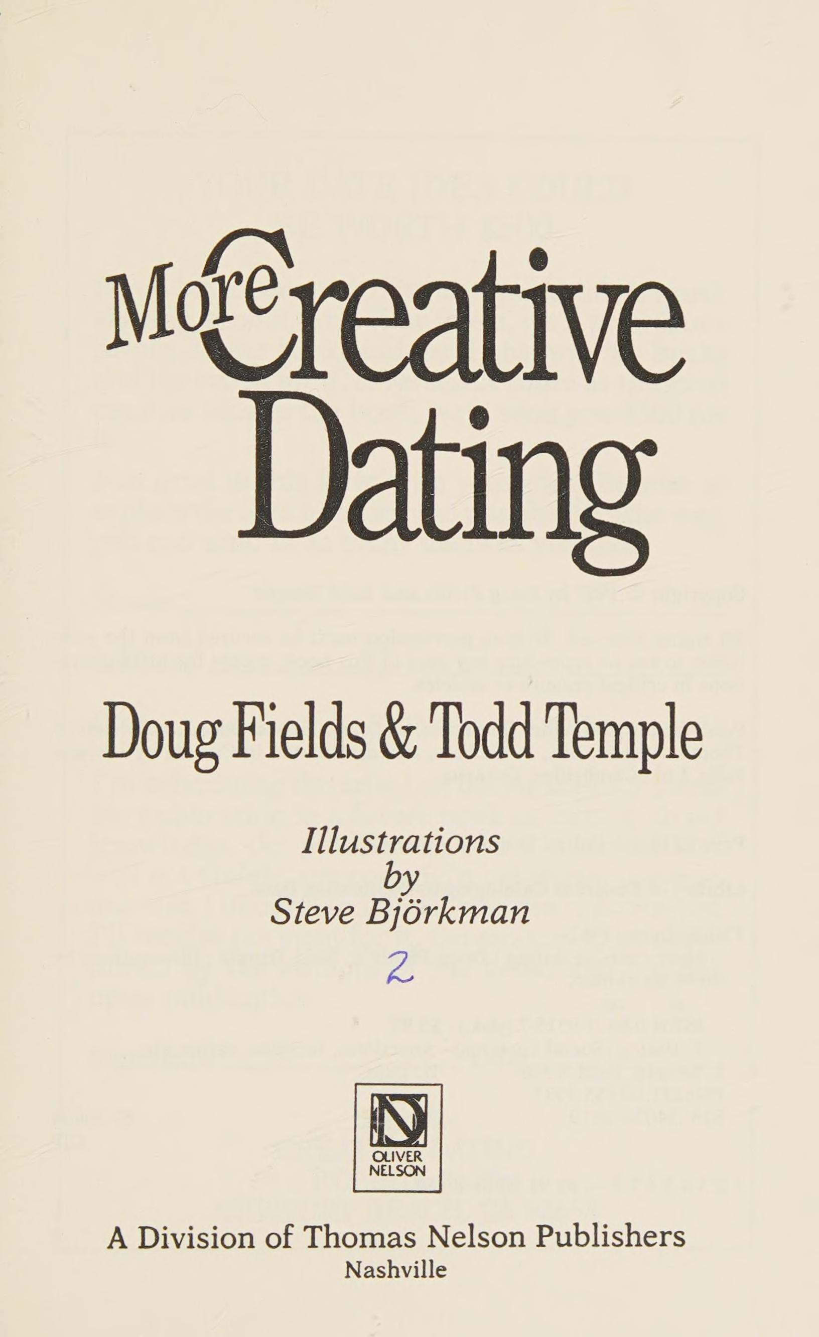 More Creative Dating