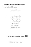 Sulfur Removal And Recovery From Industrial Processes