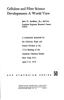 Cellulose and Fiber Science Developments