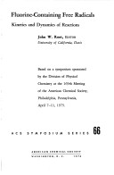 Fluorine-Containing Free Radicals