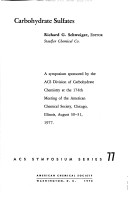 Carbohydrate Sulfates