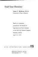 Food Taste Chemistry