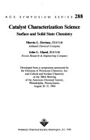 Catalyst Characterization Science: Surface And Solid State Chemistry