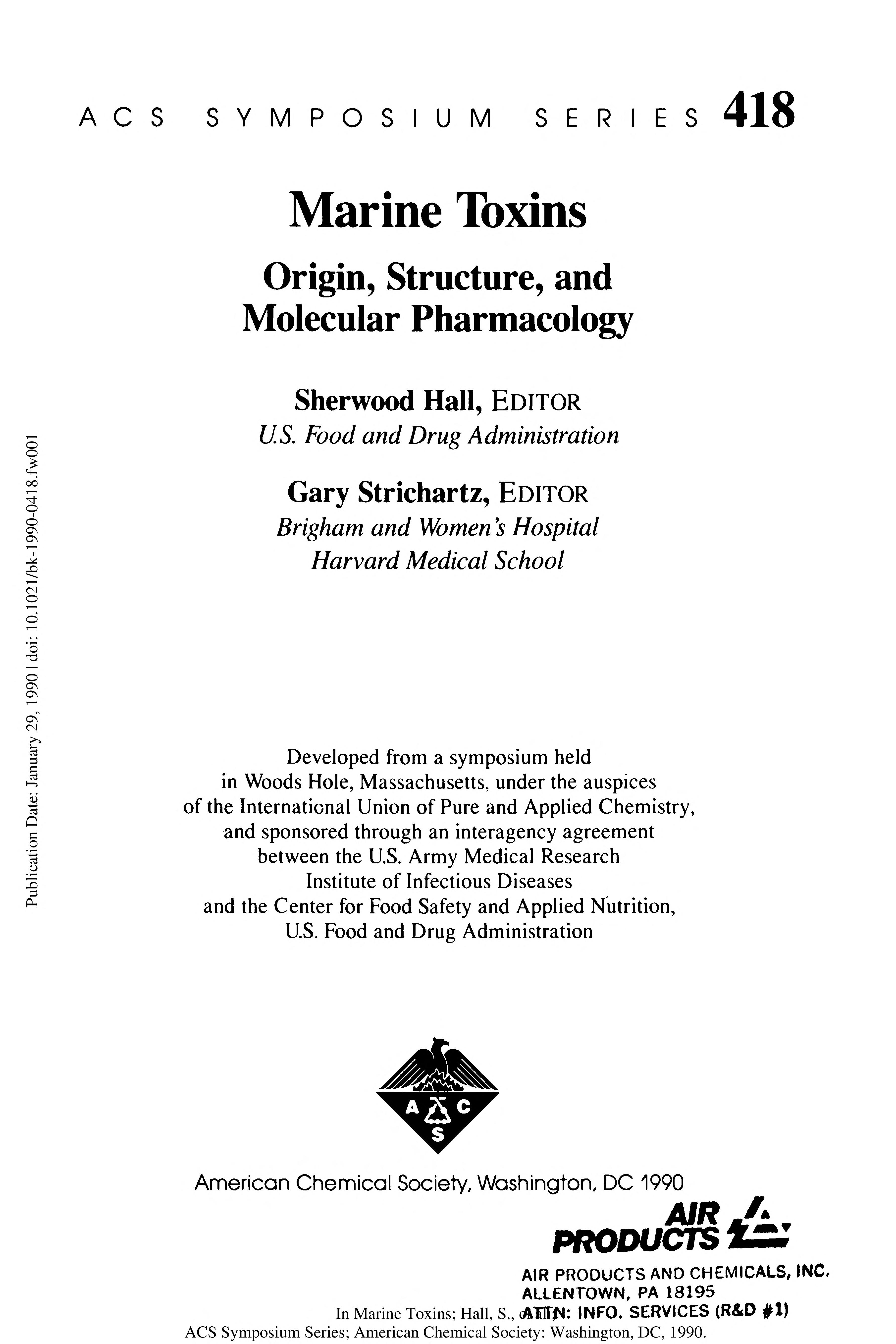 Marine Toxins