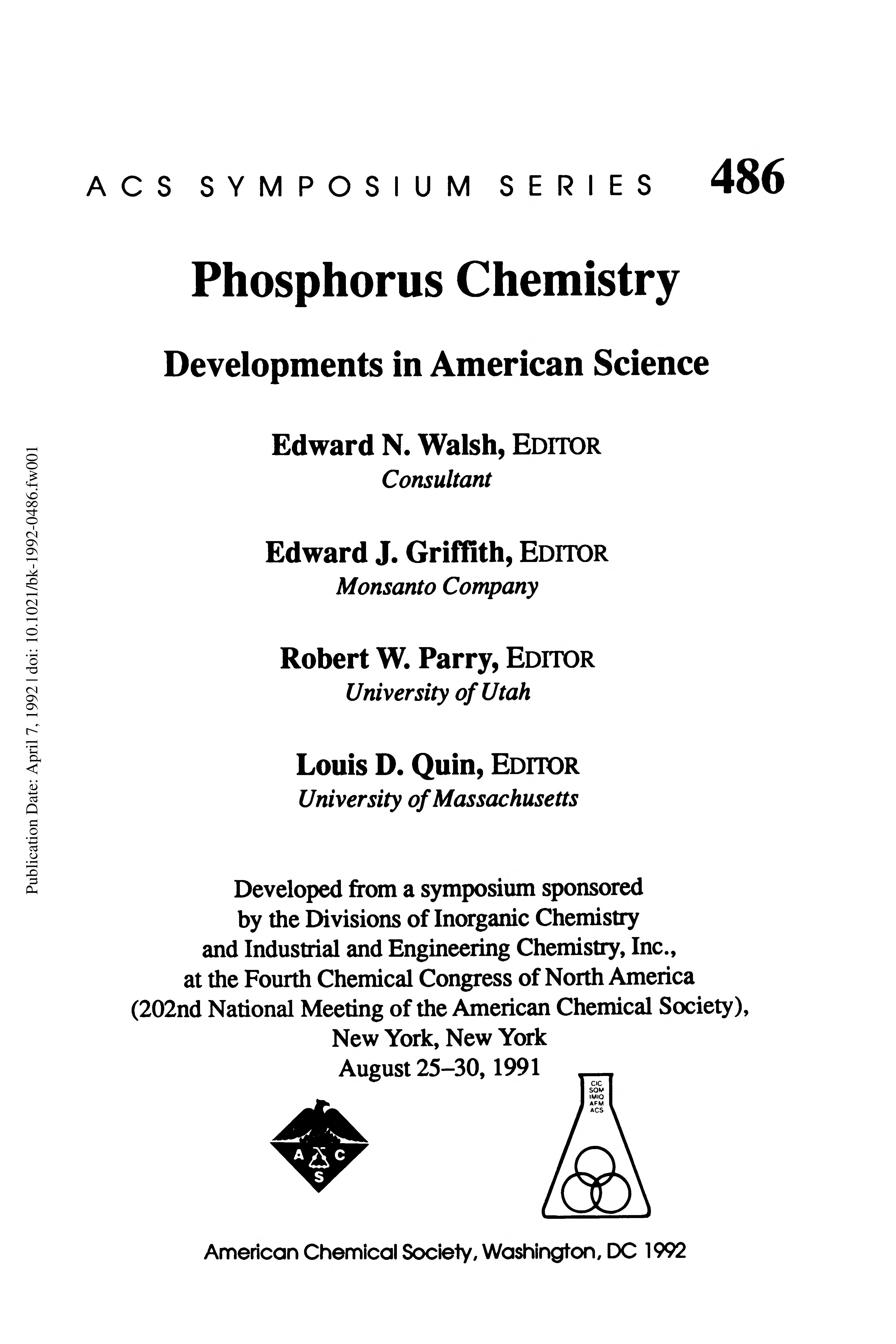 Phosphorus Chemistry