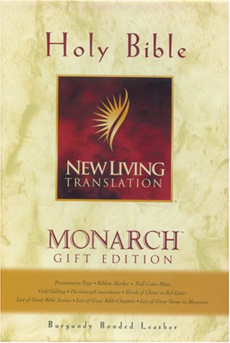 NLT Monarch Gift Edition, Bonded Leather Burgundy