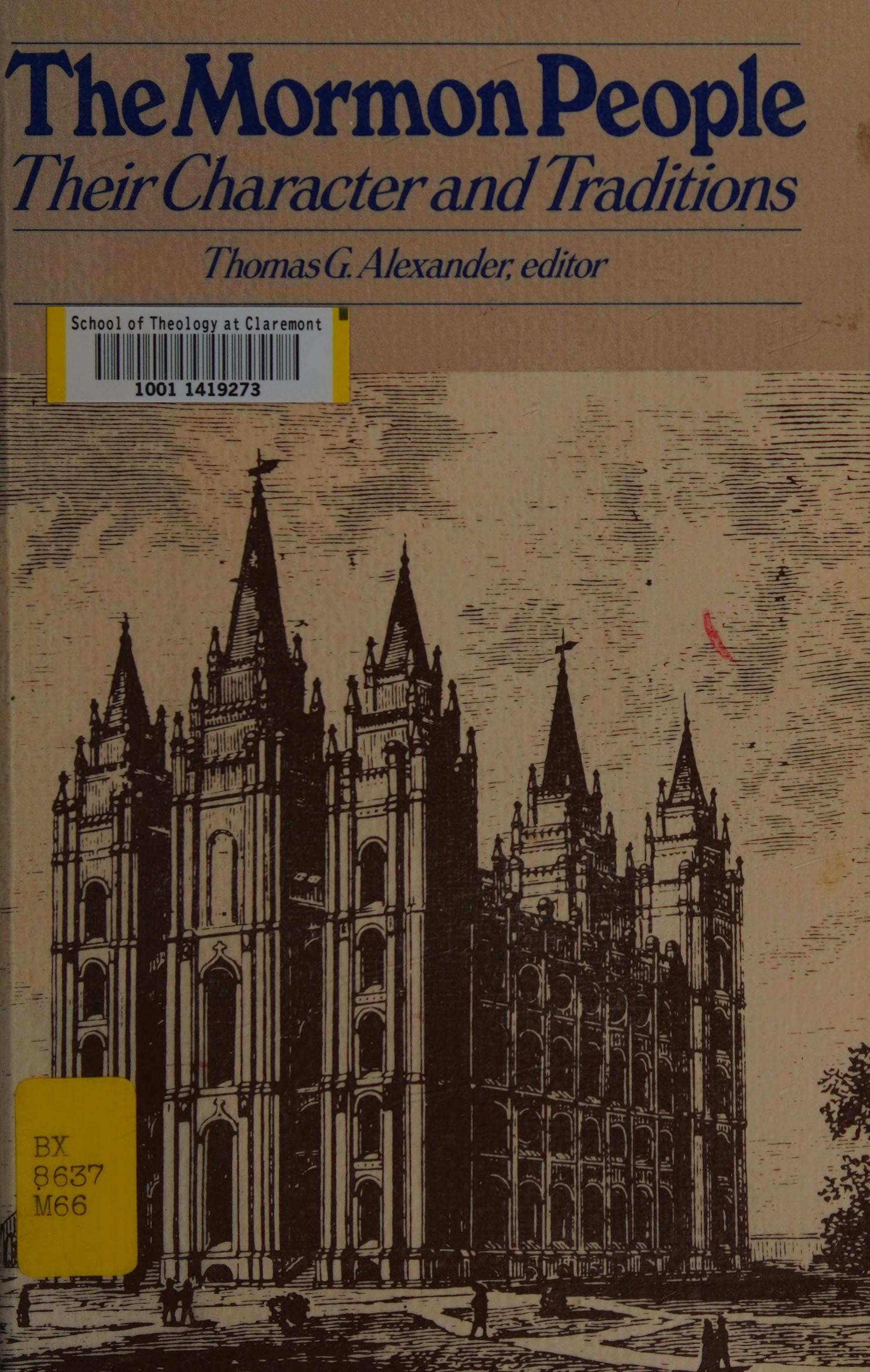 Mormon People: Their Character And Traditions