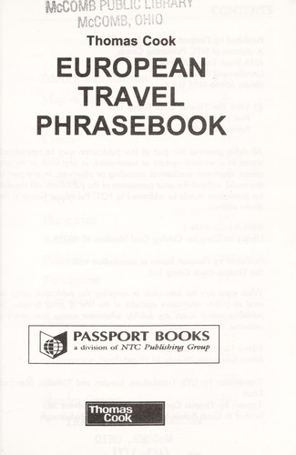 European Travel Phrasebook (On The Rails Around) (Spanish Edition)