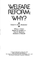 Welfare Reform