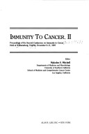 Immunity To Cancer II