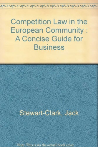 Competition Law in the European Community