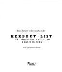 Herbert List: Photographs, 1930-1970