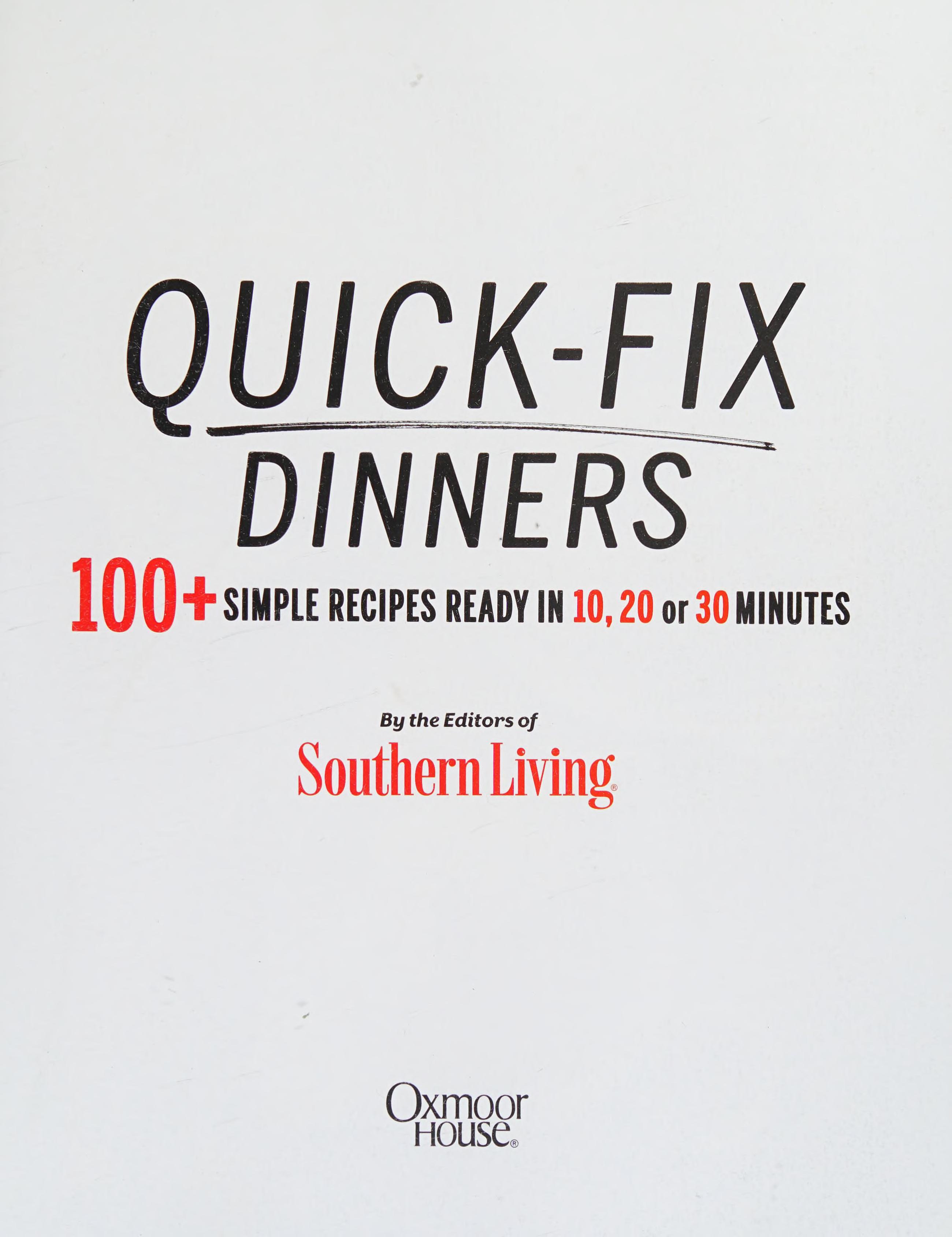 Quick fix dinners