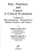 Diet, Nutrition, and Cancer