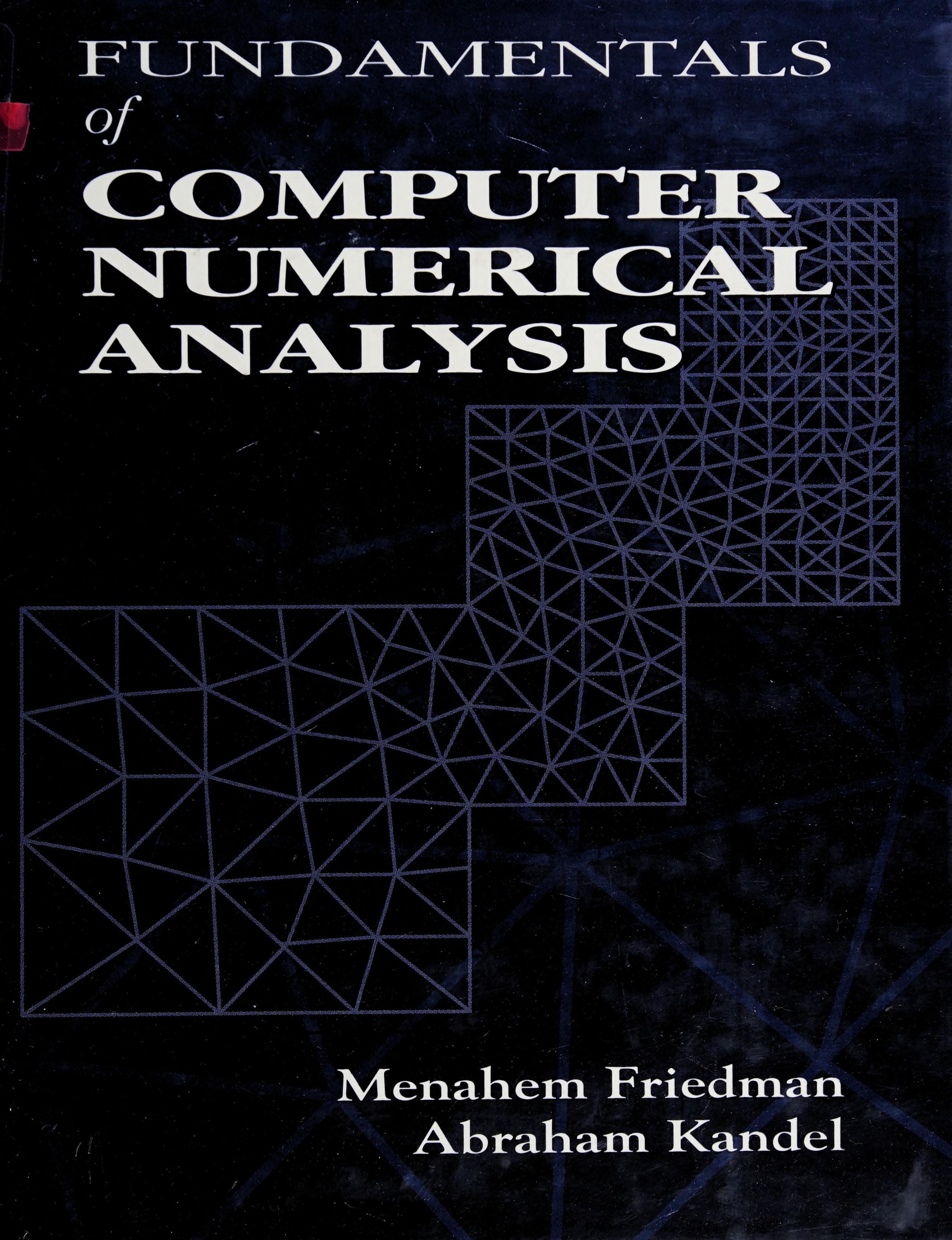 Fundamentals Of Computer Numerical Analysis