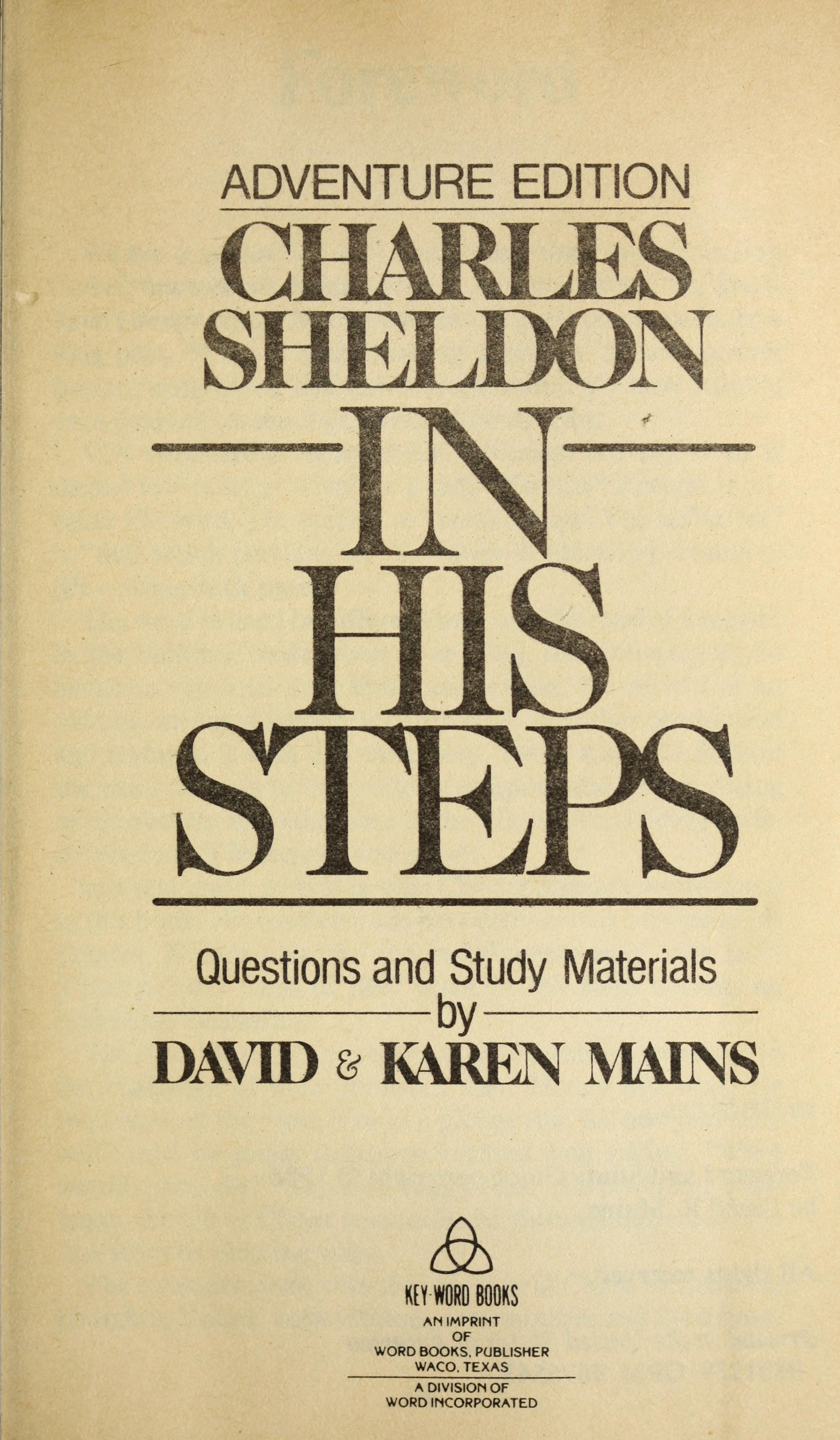 In His Steps