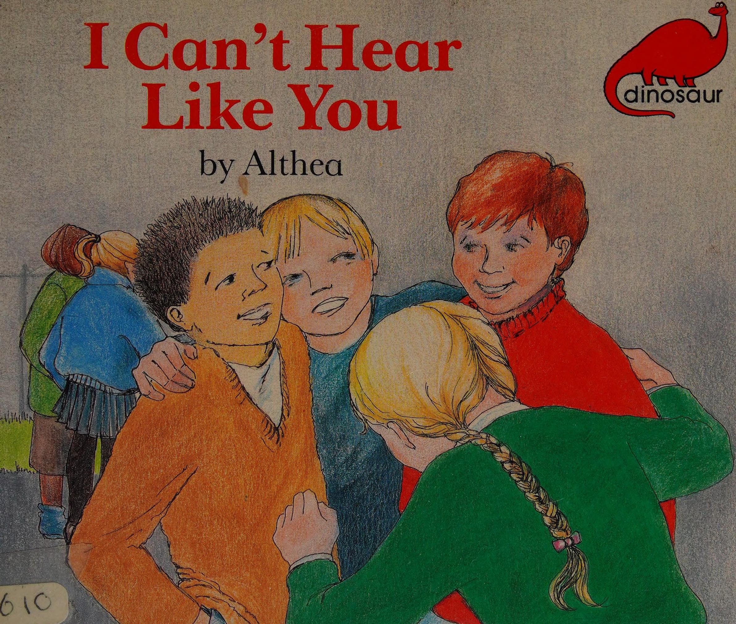 I Can't Hear Like You