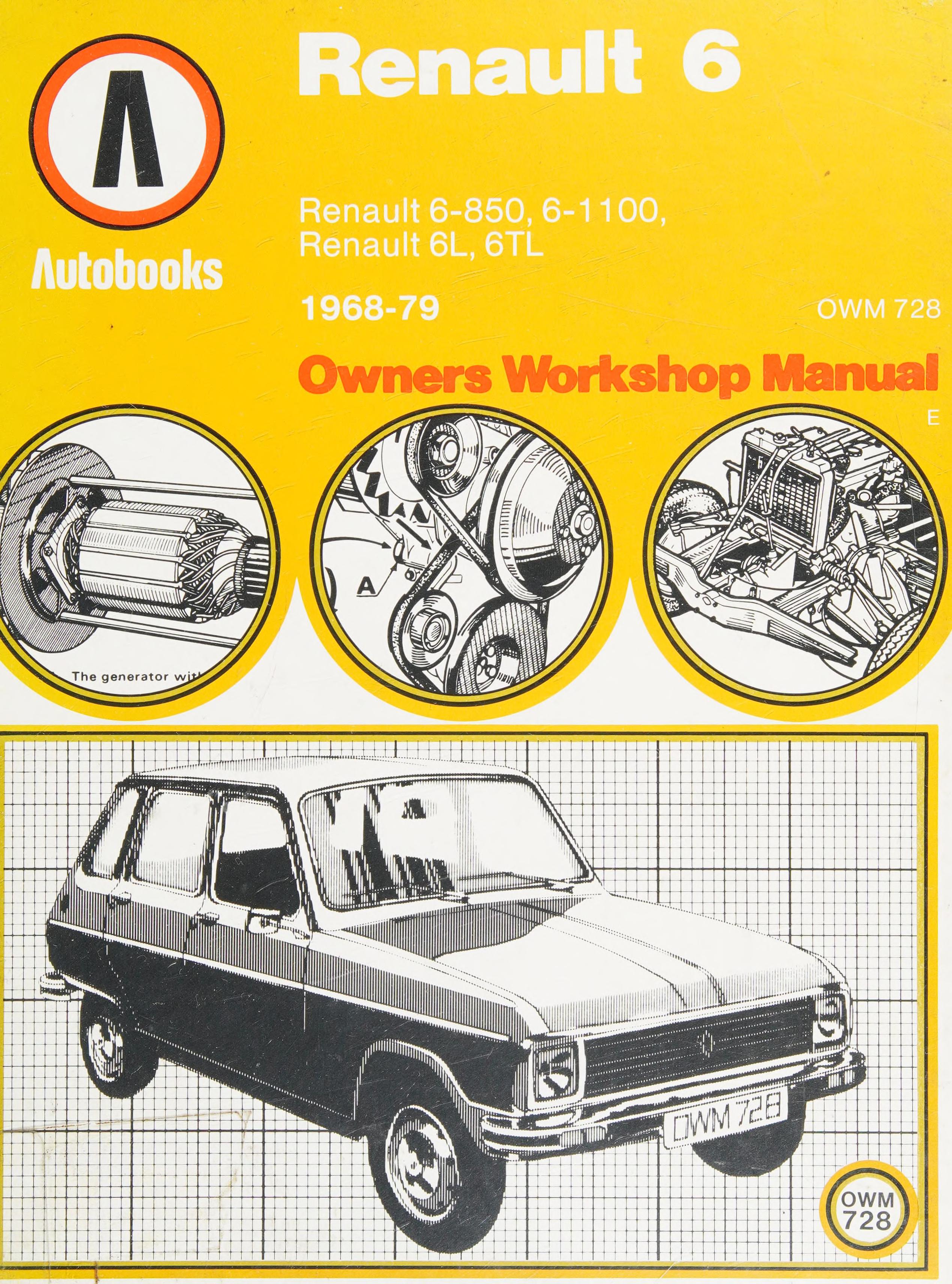 Renault 6 1968-79 Autobook