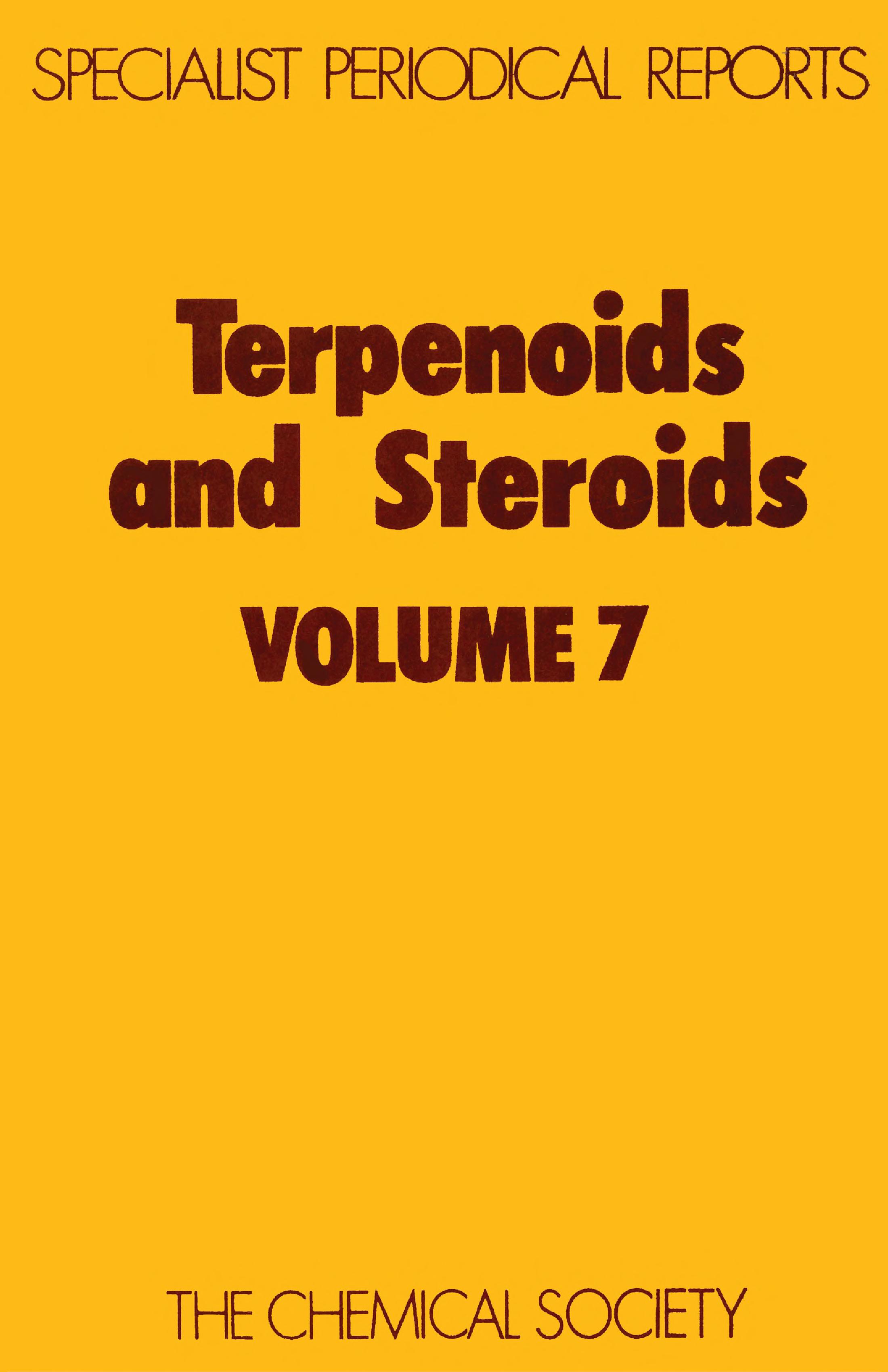 Terpenoids And Steroids: Volume 7