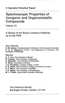 Spectroscopic Properties of Inorganic and Organometallic Compounds