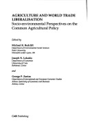 Environmental Indicators and Agricultural Policy