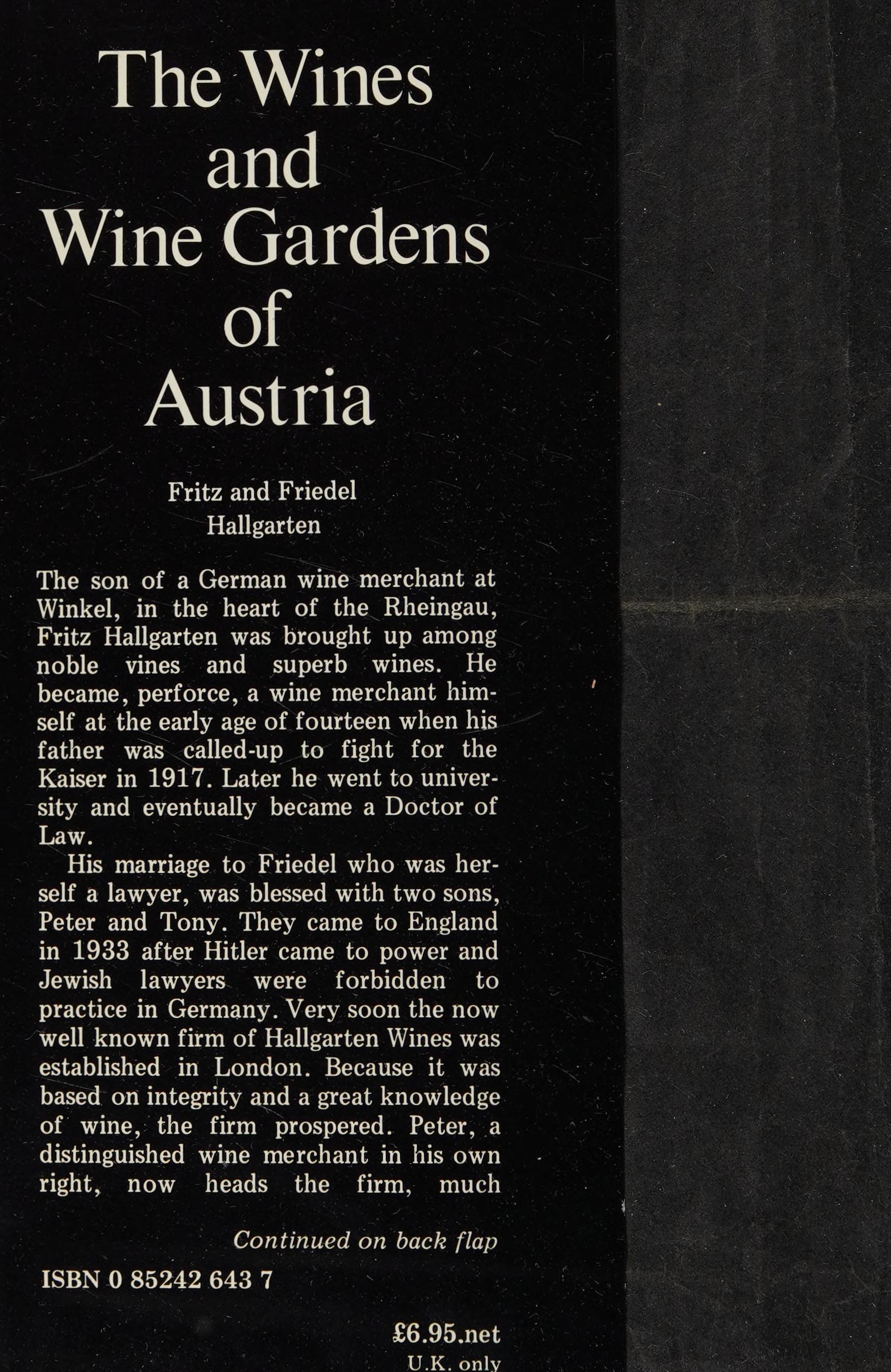 The Wines and Wine Gardens of Austria