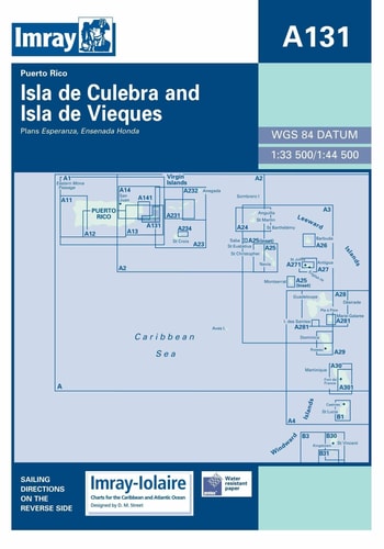 Isla de Culebra and Isla de Vieques (Caribbean Charts)
