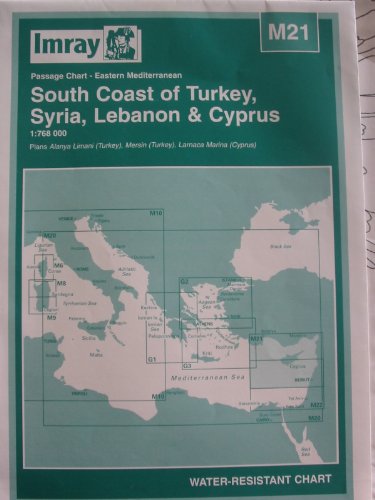 South Coast of Turkey, Syria, Lebanon and Cyprus (Imray M.Chart)