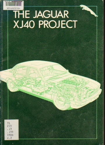 Jaguar Xj40 Project