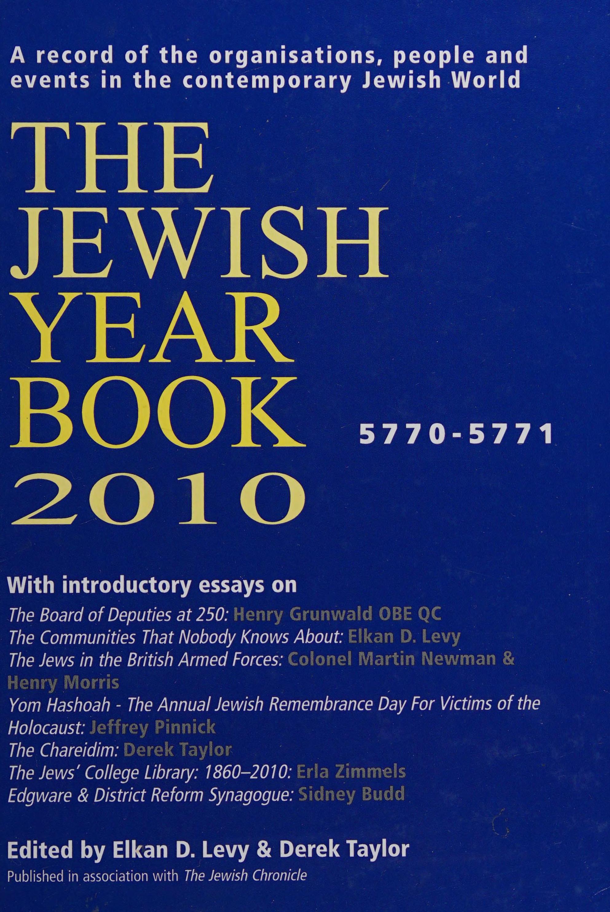 The Jewish Year Book 2010