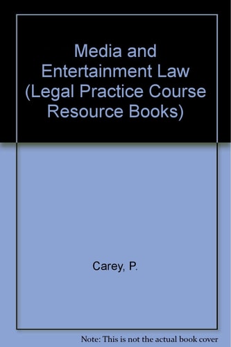 Media and Entertainment Law 2002/03 8th Ed