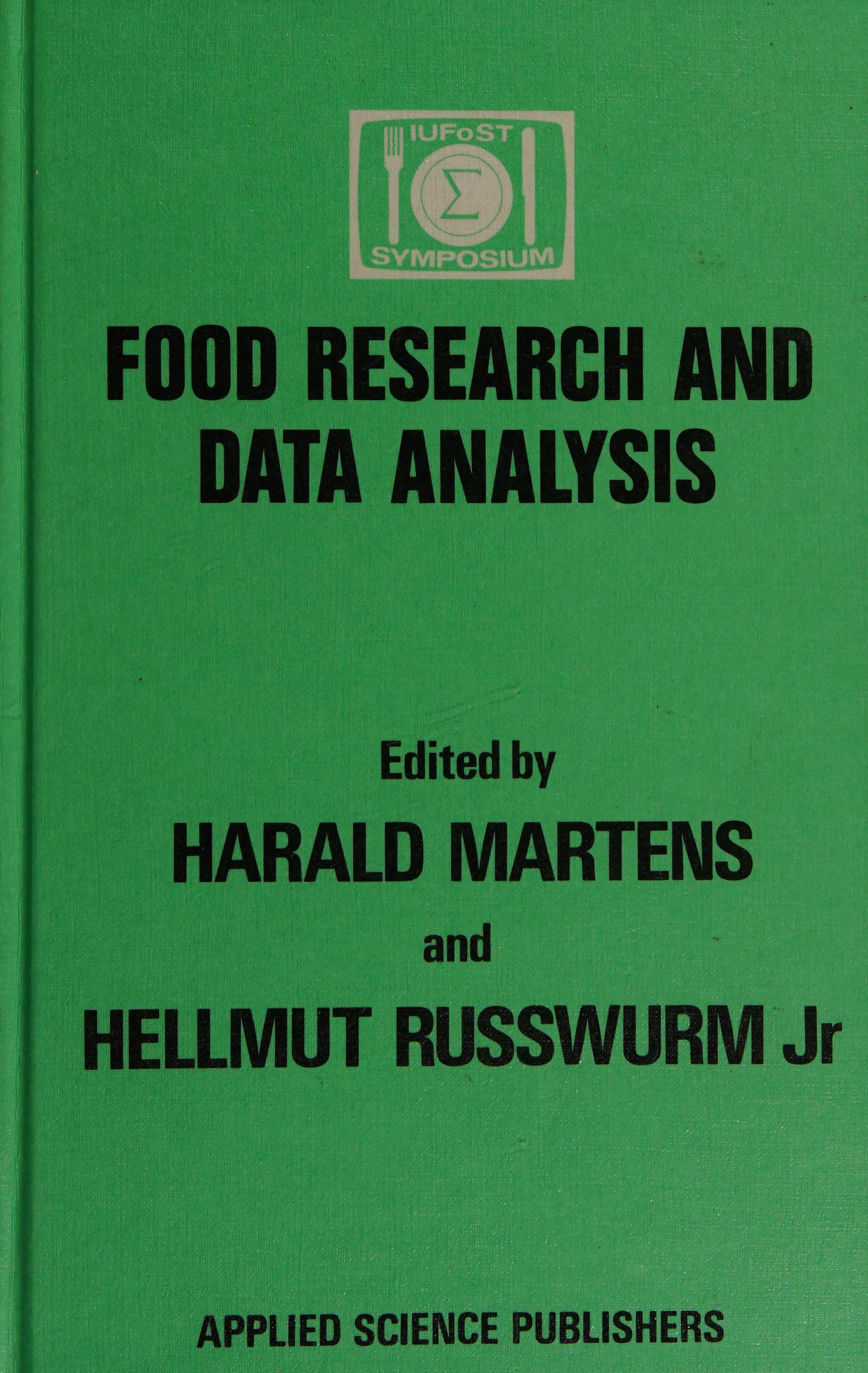 Food Research and Data Analysis