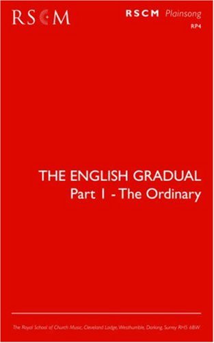 The English Gradual Part 1-The Ordinary