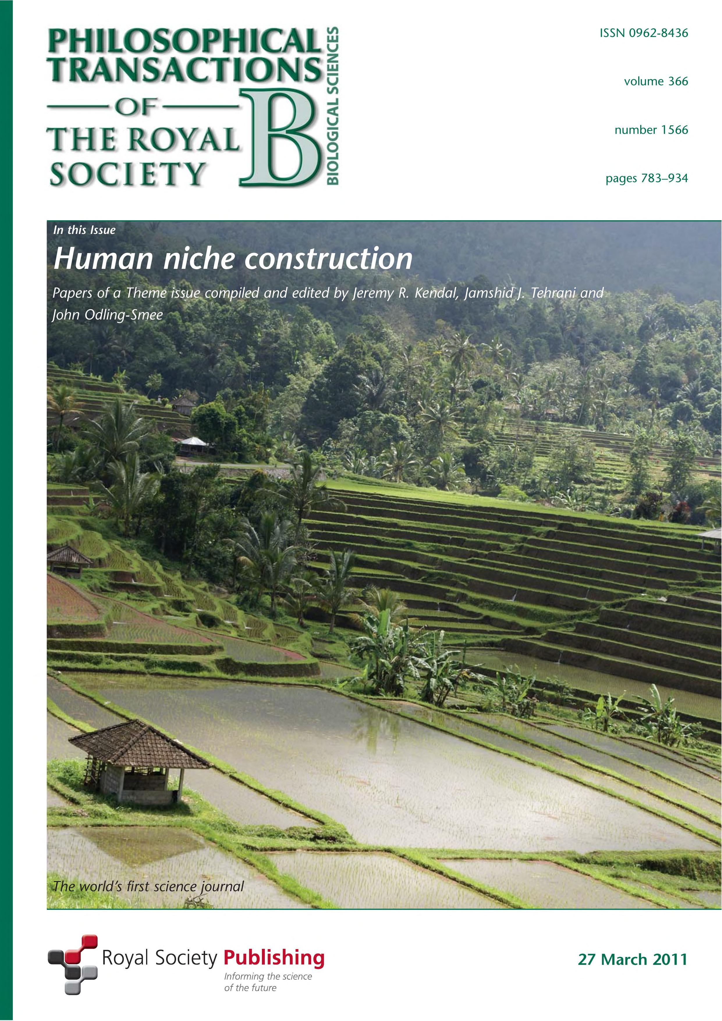 Human Niche Construction