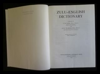 Zulu-English Dictionary,