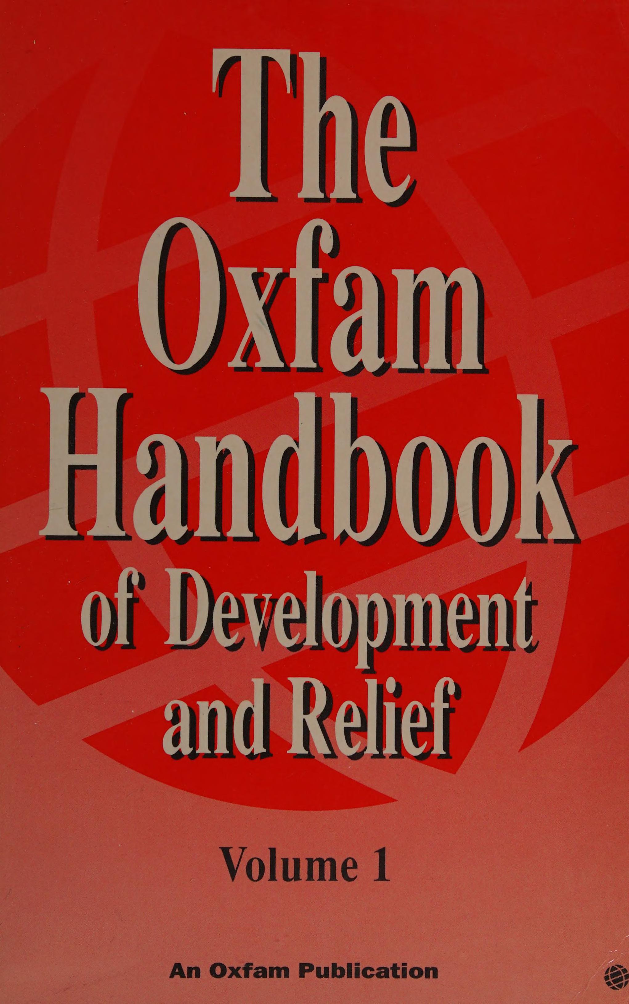 The Oxfam Handbook of Development and Relief