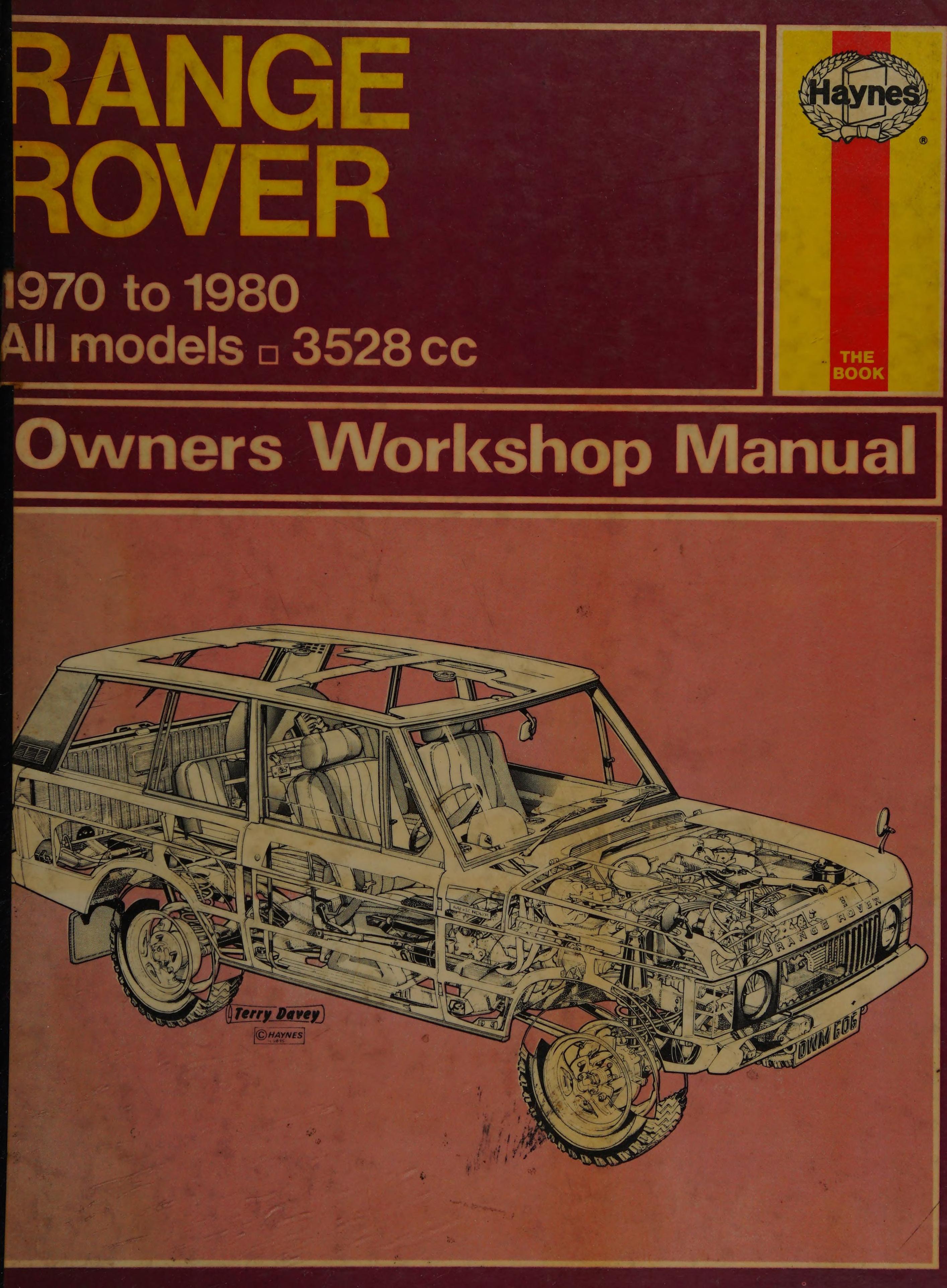 Range Rover Owner's Workshop Manual