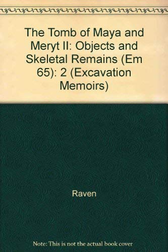 The Tomb Of Maya And Meryt 2, Objects And Skeletal Remains