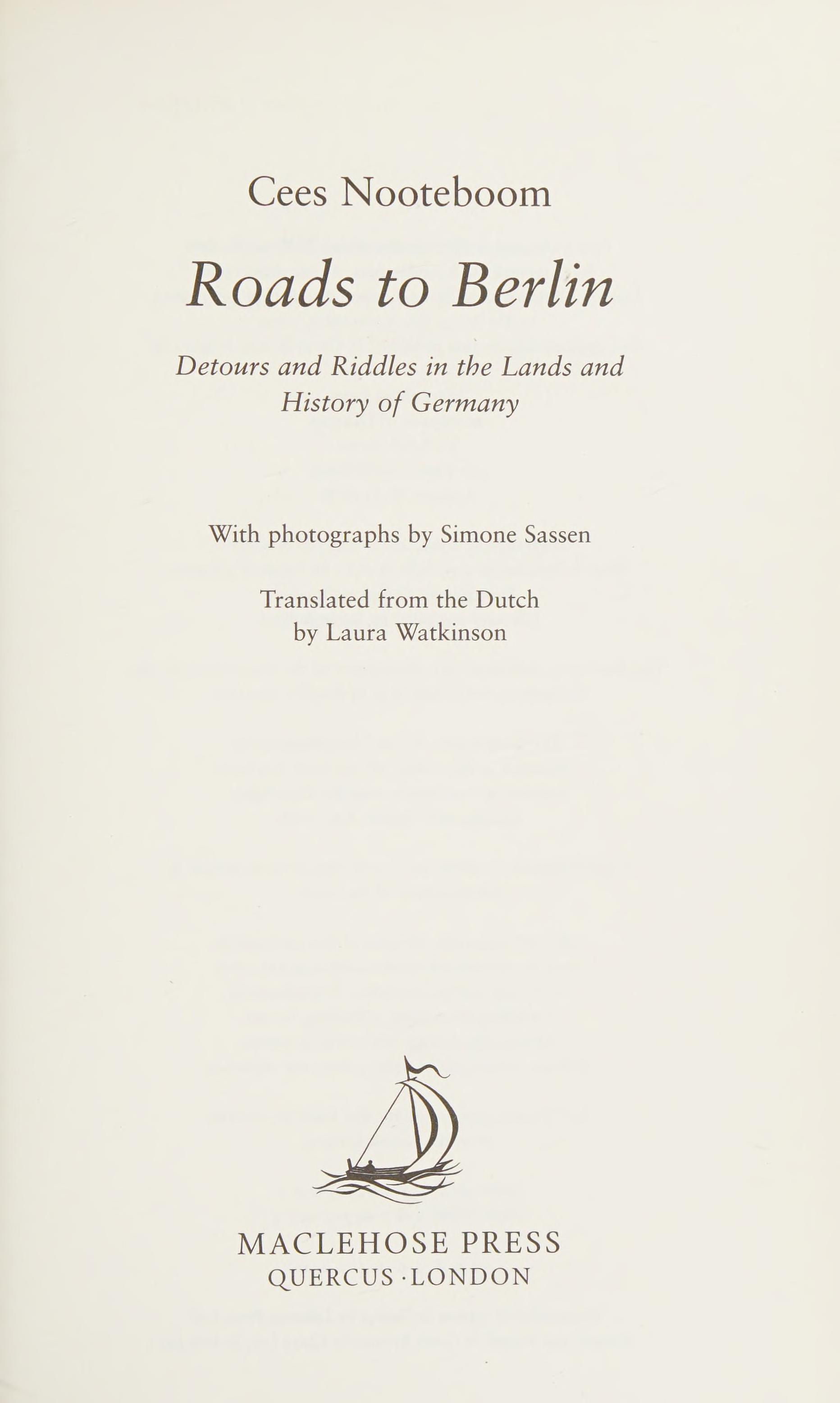 Roads to Berlin