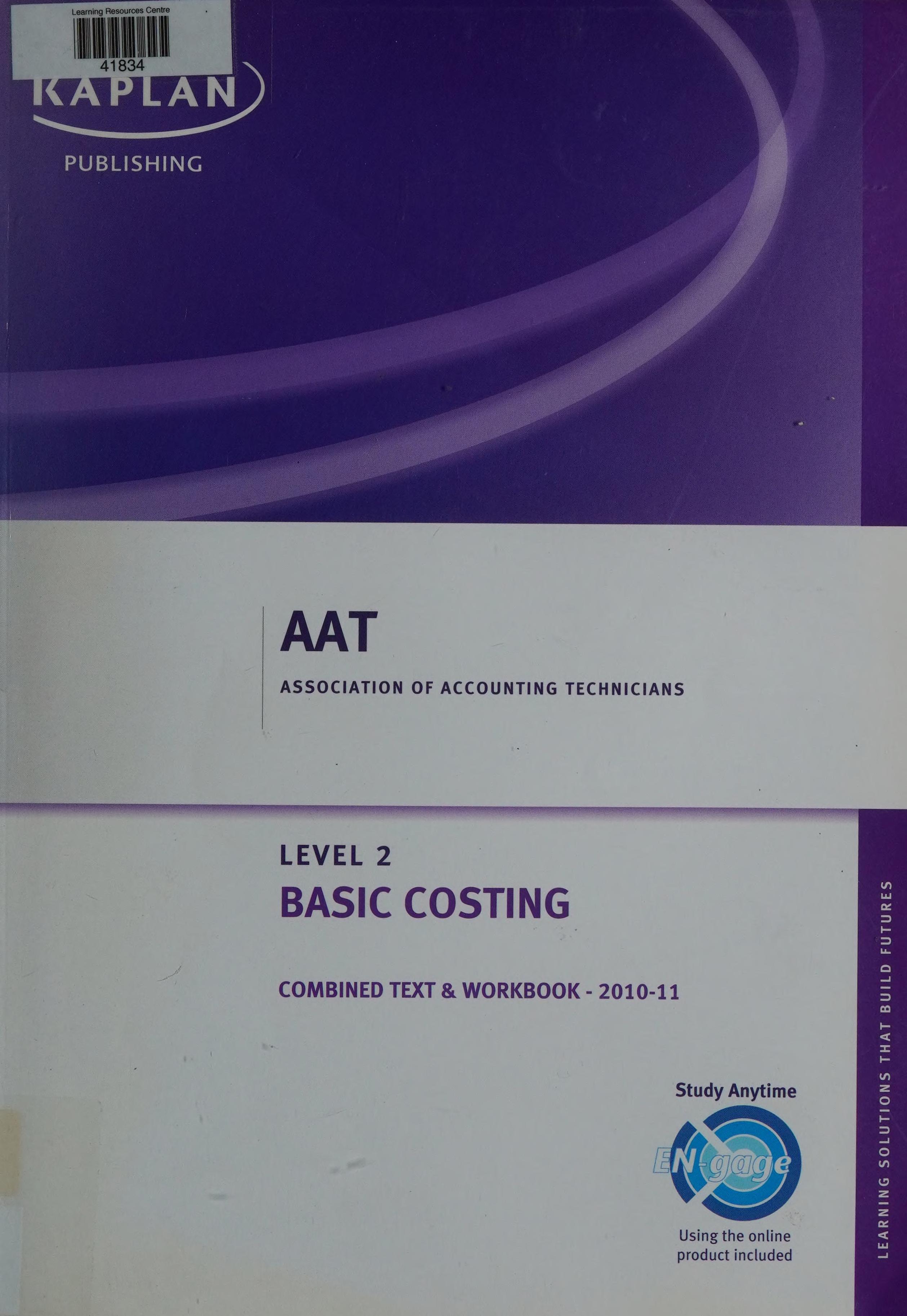 Basic Costing - Combined Text and Workbook