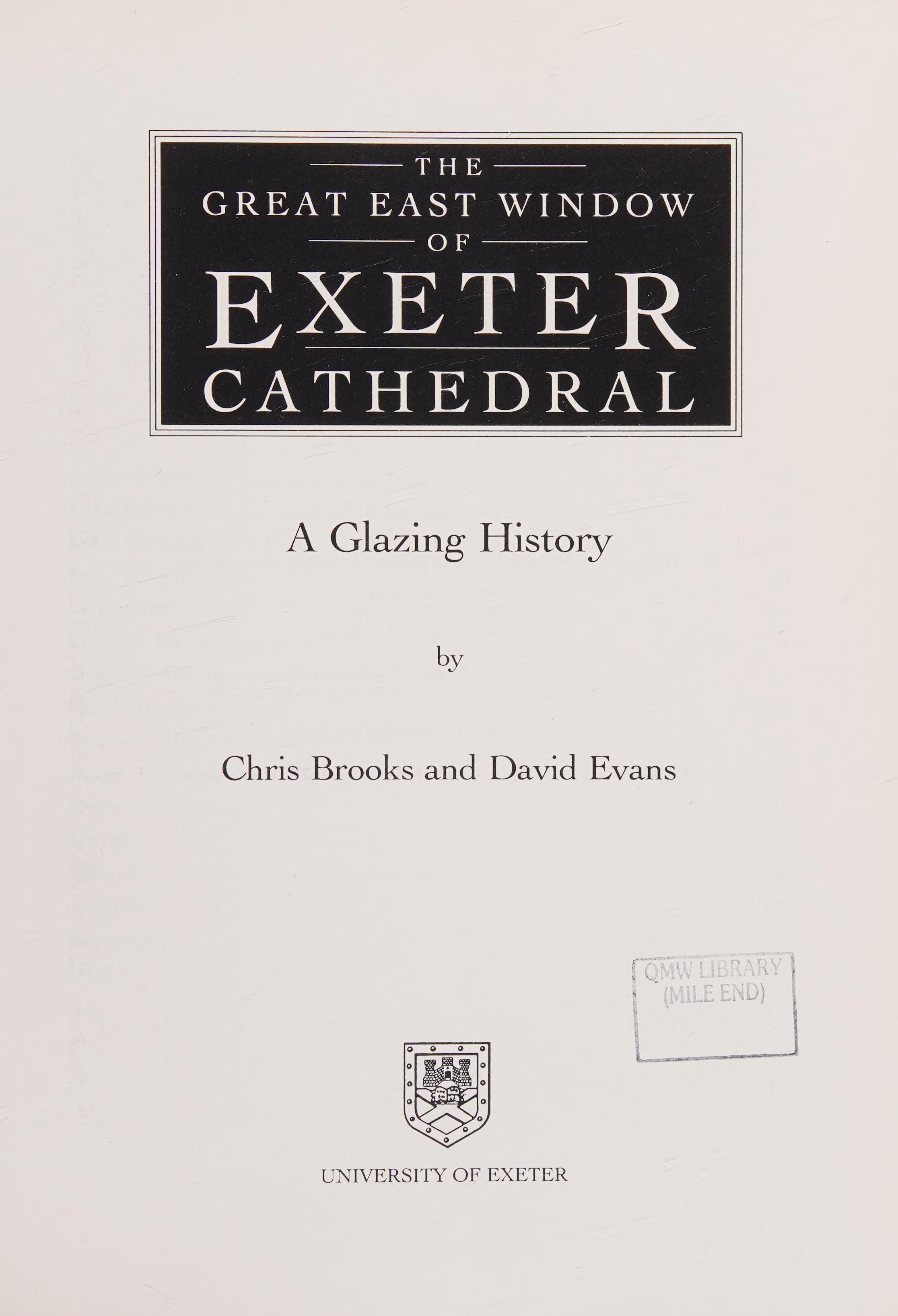 Great East Window of Exeter Cathedral