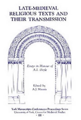 Late-Medieval Religious Texts And Their Transmission